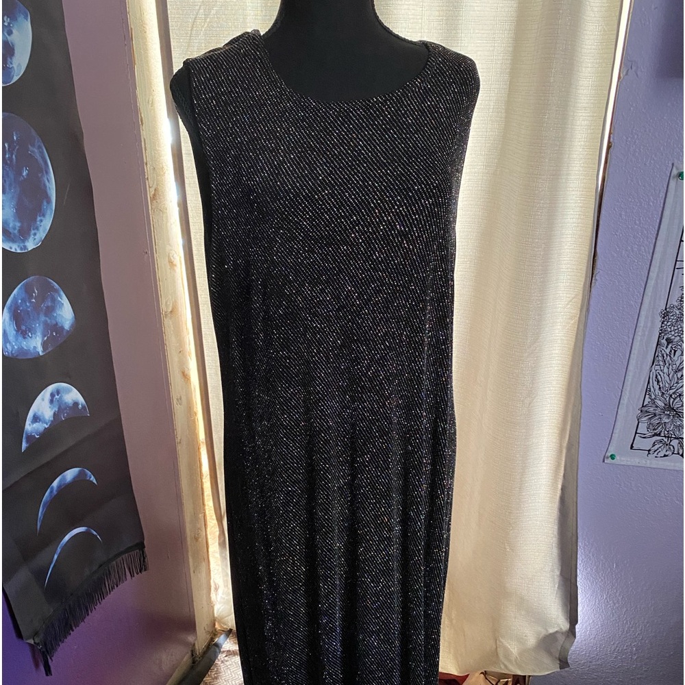 VTG Ronni Nicole by Ouida Long Black Formal Dress size size 14w